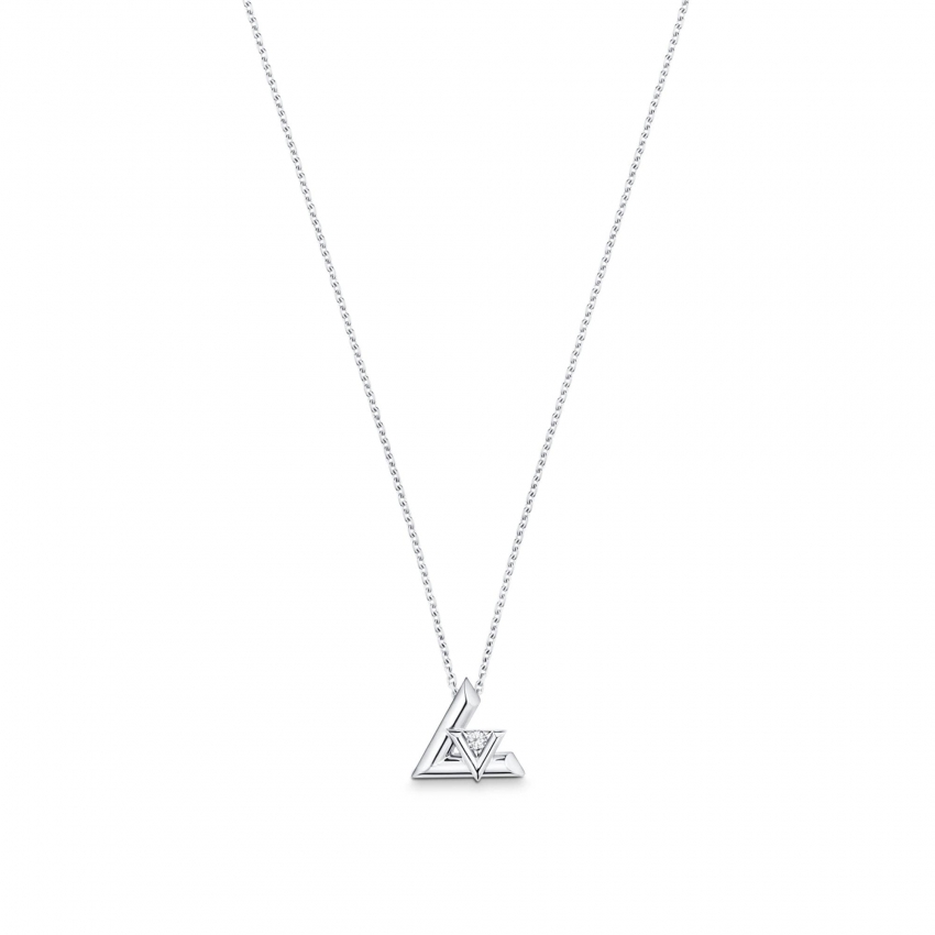 Louis Vuitton LV Volt One Small Pendant, White Gold And Diamond - Jewelry - Categories Q93806