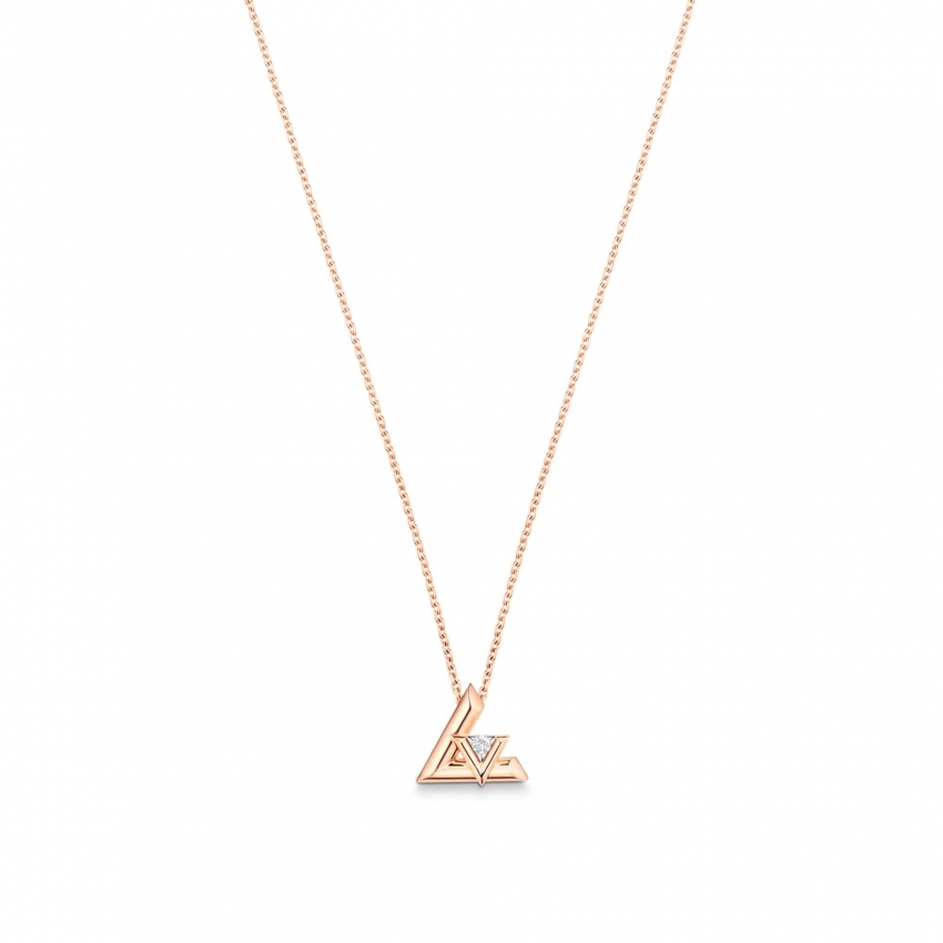 Louis Vuitton LV Volt One Small Pendant, Pink Gold And Diamond - Jewelry - Categories Q93813