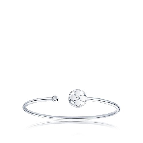 Louis Vuitton Idylle Blossom Twist Bracelet, White Gold - Jewelry - Categories Q95535 L