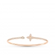 Louis Vuitton Idylle Blossom Twist Bracelet, Pink Gold And Diamonds - Women - Jewelry Q95691