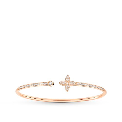 Louis Vuitton Idylle Blossom Twist Bracelet, Pink Gold And Diamonds - Women - Jewelry Q95691