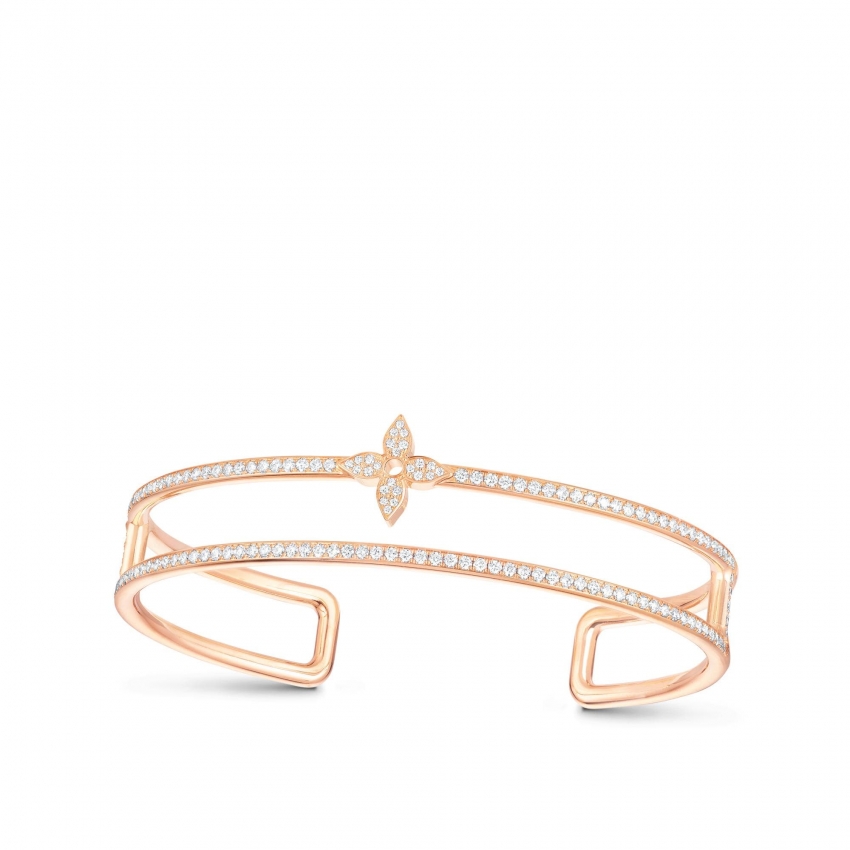 Louis Vuitton Idylle Blossom Two-Row Bracelet, Pink Gold And Diamonds - Jewelry - Categories Q95813 S
