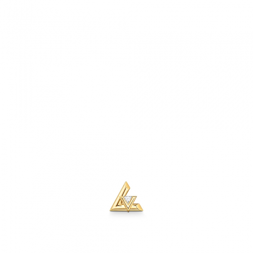 Louis Vuitton LV Volt One Stud, Yellow Gold And Diamond - Per Unit - Jewelry - Categories Q96969