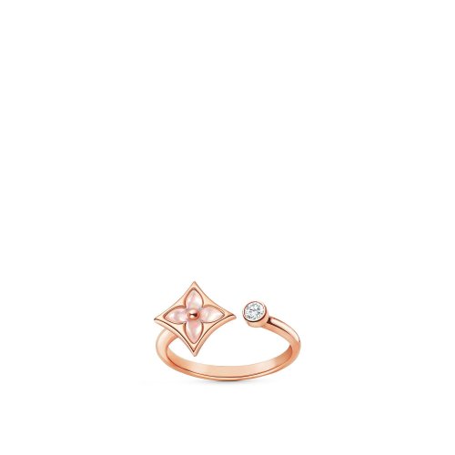 Louis Vuitton Color Blossom Mini Star Ring, Pink Gold, Pink Mother-Of-Pearl And Diamond - Jewelry - Categories Q9N07F Louis Vuitton Color Blossom Mini Star Ring, Pink Gold, Pink Mother-Of-Pearl And Diamond - Jewelry - Categories Q9N07F