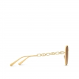 Louis Vuitton My LV Chain Pilot Sunglasses in Gold - Women - Accessories Z1539E Z1539W