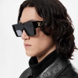 Louis Vuitton LV Clash Mask Sunglasses in Black - Men - Accessories Z1593W