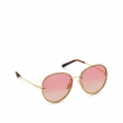 Louis Vuitton LV Ring Round Sunglasses - Women - Accessories Z1623W Gradiant Pink