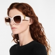 Louis Vuitton LV Icon Cat Eye Sunglasses - Women - Accessories Z1734W Cream Louis Vuitton LV Icon Cat Eye Sunglasses - Women - Accessories Z1734W Cream