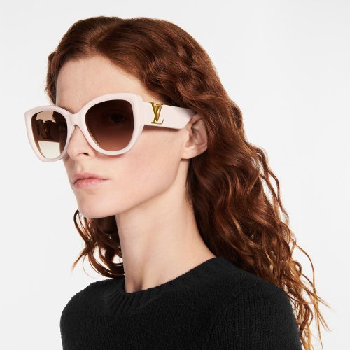 Louis Vuitton LV Icon Cat Eye Sunglasses - Women - Accessories Z1734W Cream Louis Vuitton LV Icon Cat Eye Sunglasses - Women - Accessories Z1734W Cream