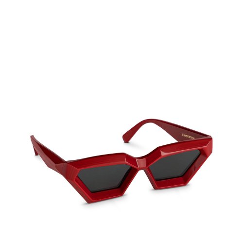 Louis Vuitton The LV Cut Sunglasses - Women - Accessories Z1748U Red