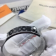 Louis Vuitton NanoGram Cuff Bracelets M00249 Silver