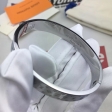 Louis Vuitton NanoGram Cuff Bracelets M00249 Silver