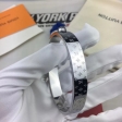 Louis Vuitton NanoGram Cuff Bracelets M00249 Silver