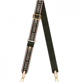 Louis Vuitton Monogram Canvas Bandoulière Strap J02472 Khaki and Pink