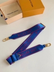 Louis Vuitton Monogram Canvas Bandoulière Strap J02473 Blue and Magenta