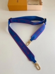 Louis Vuitton Monogram Canvas Bandoulière Strap J02473 Blue and Magenta