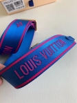 Louis Vuitton Monogram Canvas Bandoulière Strap J02473 Blue and Magenta
