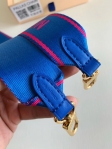 Louis Vuitton Monogram Canvas Bandoulière Strap J02473 Blue and Magenta