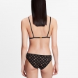 Louis Vuitton Graphic Monogram Bikini Top Swimwear in Black - Ready-to-Wear 1A92DK