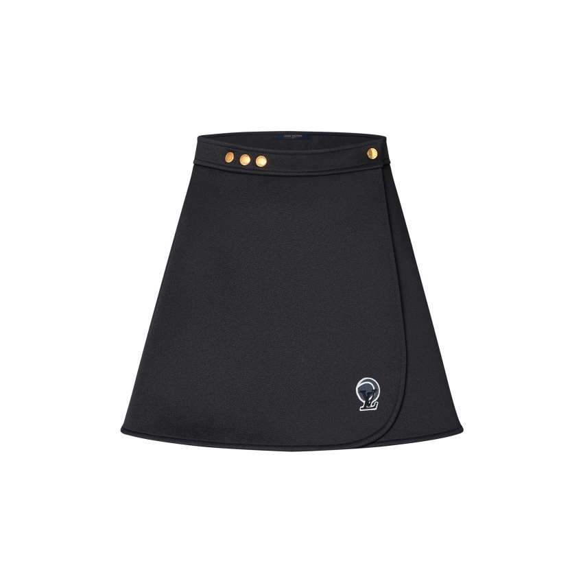 Louis Vuitton Double Jersey Mini Wrap Skirt - Women - Ready-to-Wear 1AA91H