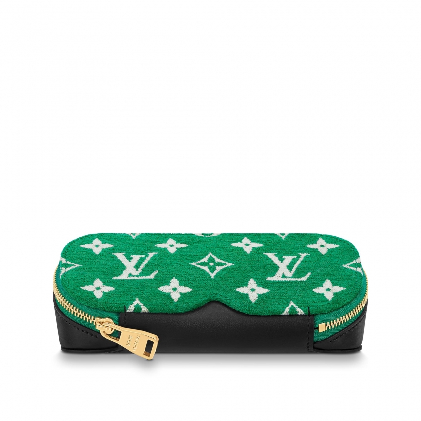 Louis Vuitton GM Sunglasses Case Monogram Velours - Art Of Living - Trunks and Travel GI0770