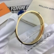 Louis Vuitton NanoGram Cuff Bracelets M00251 Gold