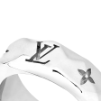 Louis Vuitton Monogram Carved Ring in Silver - Accessories M00334 M00335