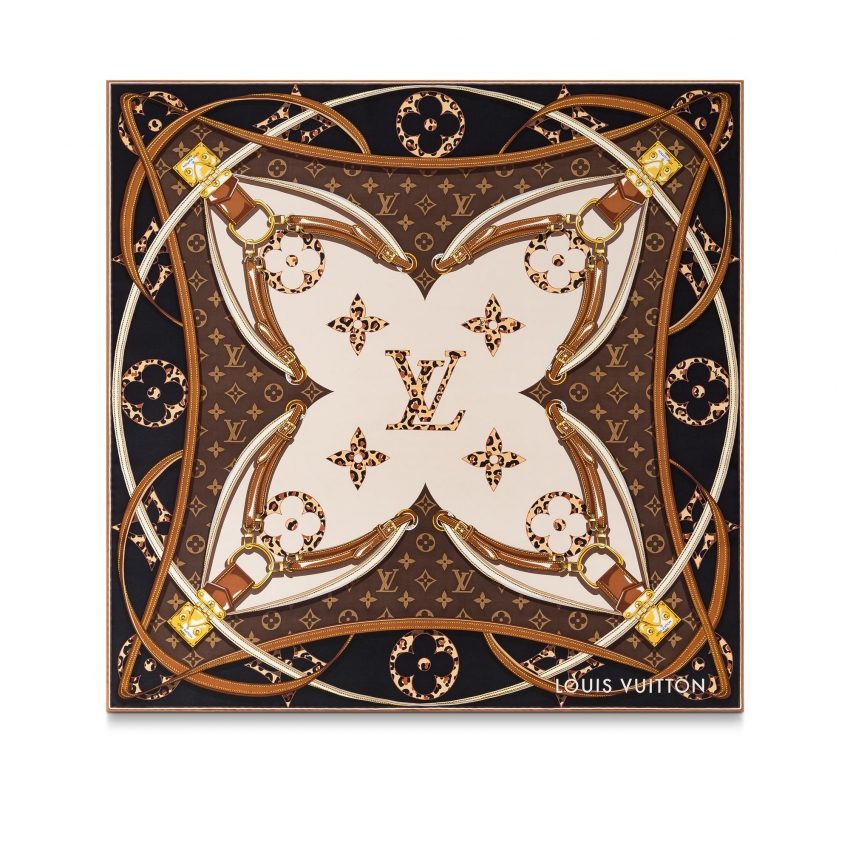 Louis Vuitton Wild at Heart Square 70 in Black - Accessories M00419