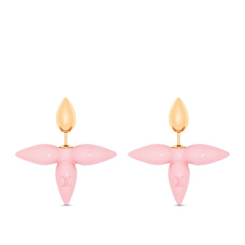 Louis Vuitton Louisette Pink Earrings - Women - Accessories M00776