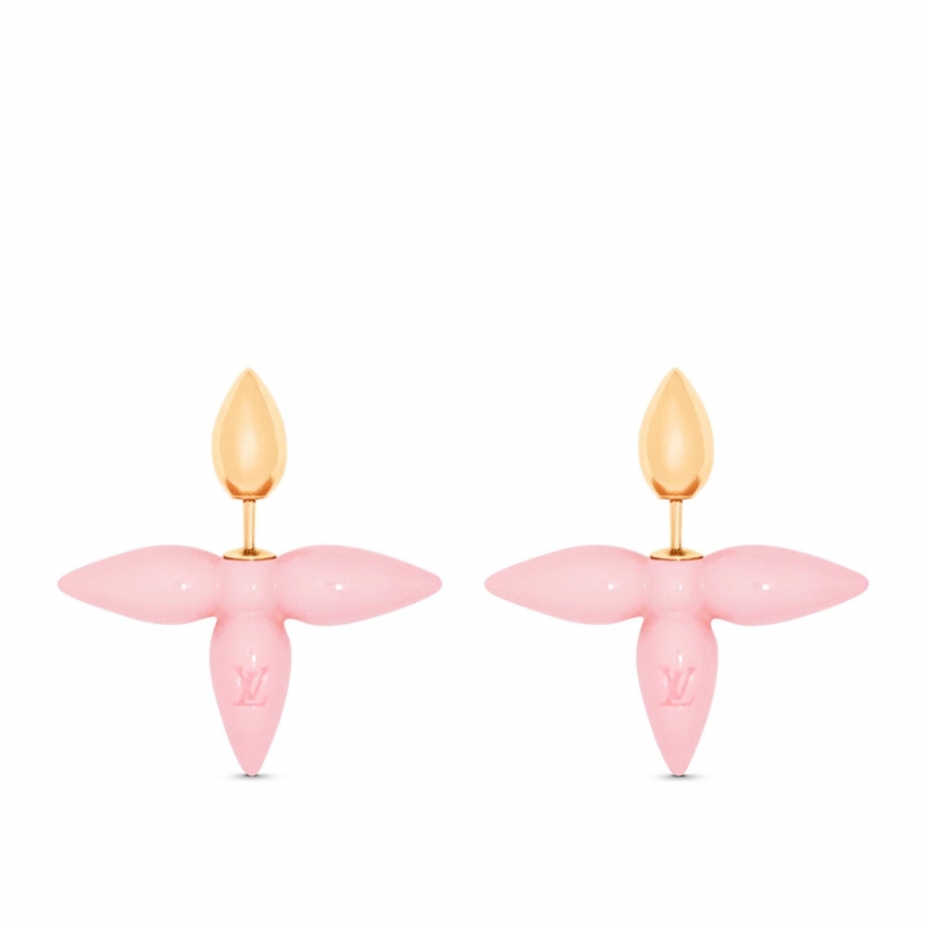 Louis Vuitton Louisette Pink Earrings - Women - Accessories M00776