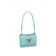 Louis Vuitton Twist MM Grained calfskin leather - Women - Handbags M20694 Blue