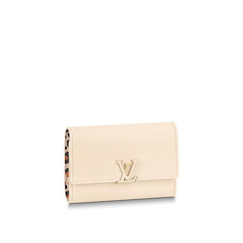 Louis Vuitton Capucines Compact Wallet Capucines in Beige - Small Leather Goods M45857 Louis Vuitton Capucines Compact Wallet Capucines in Beige - Small Leather Goods M45857