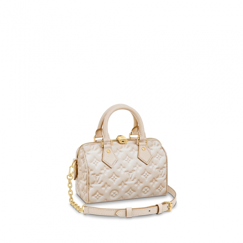 Louis Vuitton Speedy Bandoulière 20 - Women - Handbags M46163 Beige Clair