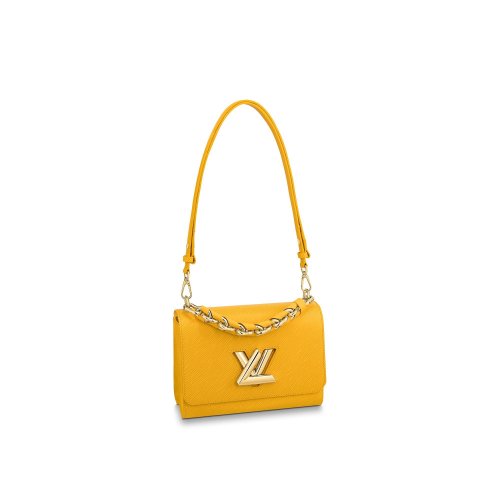 Louis Vuitton Epi grained Leather Twist MM - Women - Handbags M59888 Sunflower