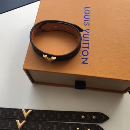 Louis Vuitton Monogram Canvas Strap Essential V Bracelet M6042F