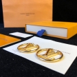 Louis Vuitton Louise Hoop Earrings Women in Gold - Accessories M64288
