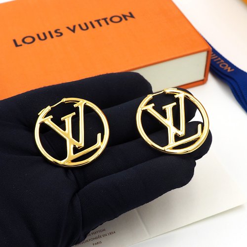 Louis Vuitton Louise Hoop Earrings Women in Gold - Accessories M64288 Louis Vuitton Louise Hoop Earrings Women in Gold - Accessories M64288