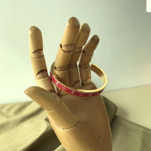 Louis Vuitton Giant Monogram Wild LV Bracelet M67785 Red Pink