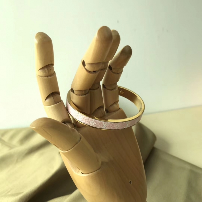 Louis Vuitton Giant Monogram Wild LV Bracelet M67789 Pink