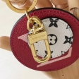 Louis Vuitton Giant Monogram Bag Charm and Key Holder M67847 Pink/Red