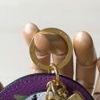 Louis Vuitton Giant Monogram Bag Charm and Key Holder M67848 Green/Purple