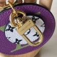 Louis Vuitton Giant Monogram Bag Charm and Key Holder M67848 Green/Purple