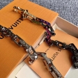 Louis Vuitton Monogram Colors Chain Bracelet jewelry M68242 21CM