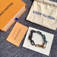 Louis Vuitton Monogram Colors Chain Bracelet jewelry M68242 21CM