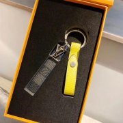 Louis Vuitton Damier Graphite Yellow Belt Tab Epi Key Holder M68281