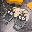 Louis Vuitton Monogram Eclipse Owl Bag Charm and Key Holder M69482