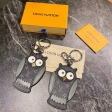 Louis Vuitton Monogram Eclipse Owl Bag Charm and Key Holder M69482