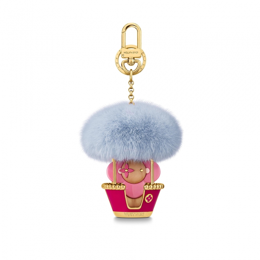 Louis Vuitton Vivienne Funfair Bigwheel Fur Bag Charm and Key Holder in Blue - Accessories M69971