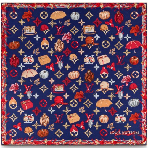 Winter Square 70 M76422 Navy Winter Square 70 M76422 Navy