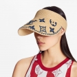 Louis Vuitton Raffia Visor Hat in Beige - Accessories M76809